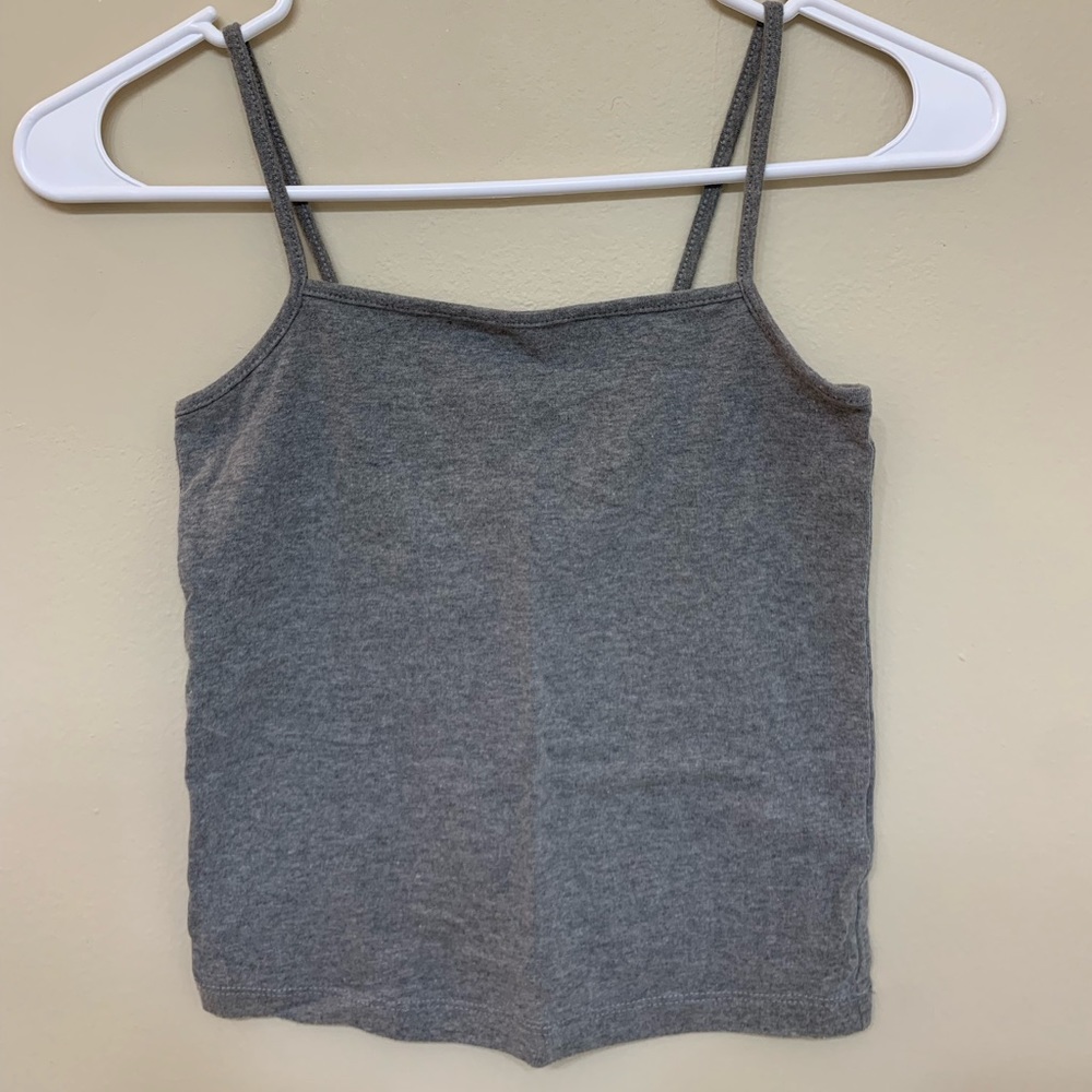 Basic gray tank top.